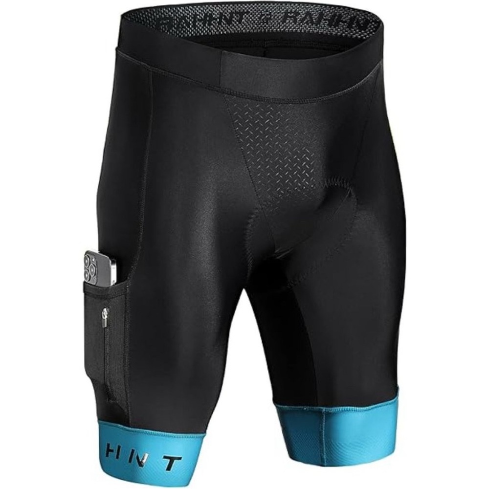 Cycling‎ Shorts Mens Lg Gel Padded 4D Road Bike Shorts Breathable Quick Dry BLK